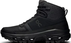 On Womens Cloudrock Mid Waterproof Shoes - Black-Black Best