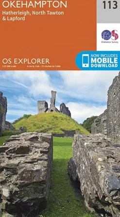 Ordnance Survey OS Explorer Map 113 - Okehampton Clearance