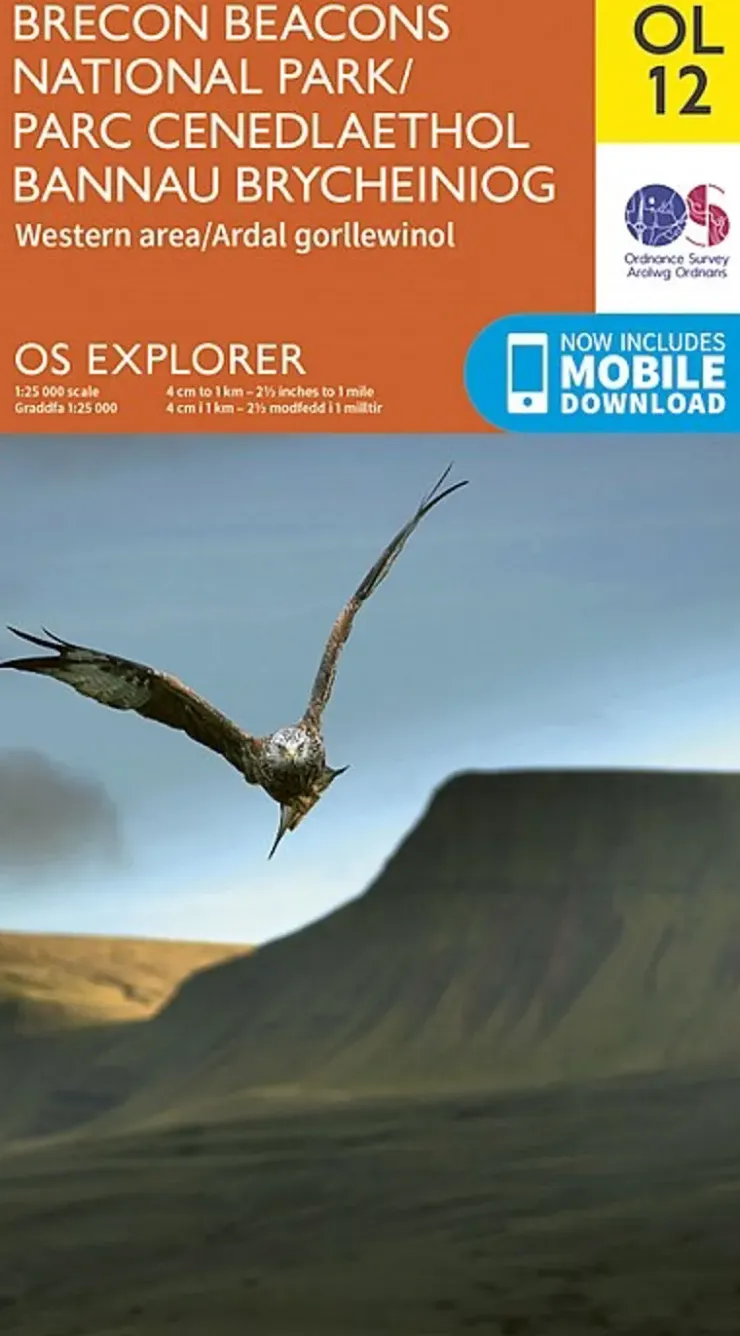 Ordnance Survey OS Explorer Map OL12 - Brecon Beacons National Park Discount
