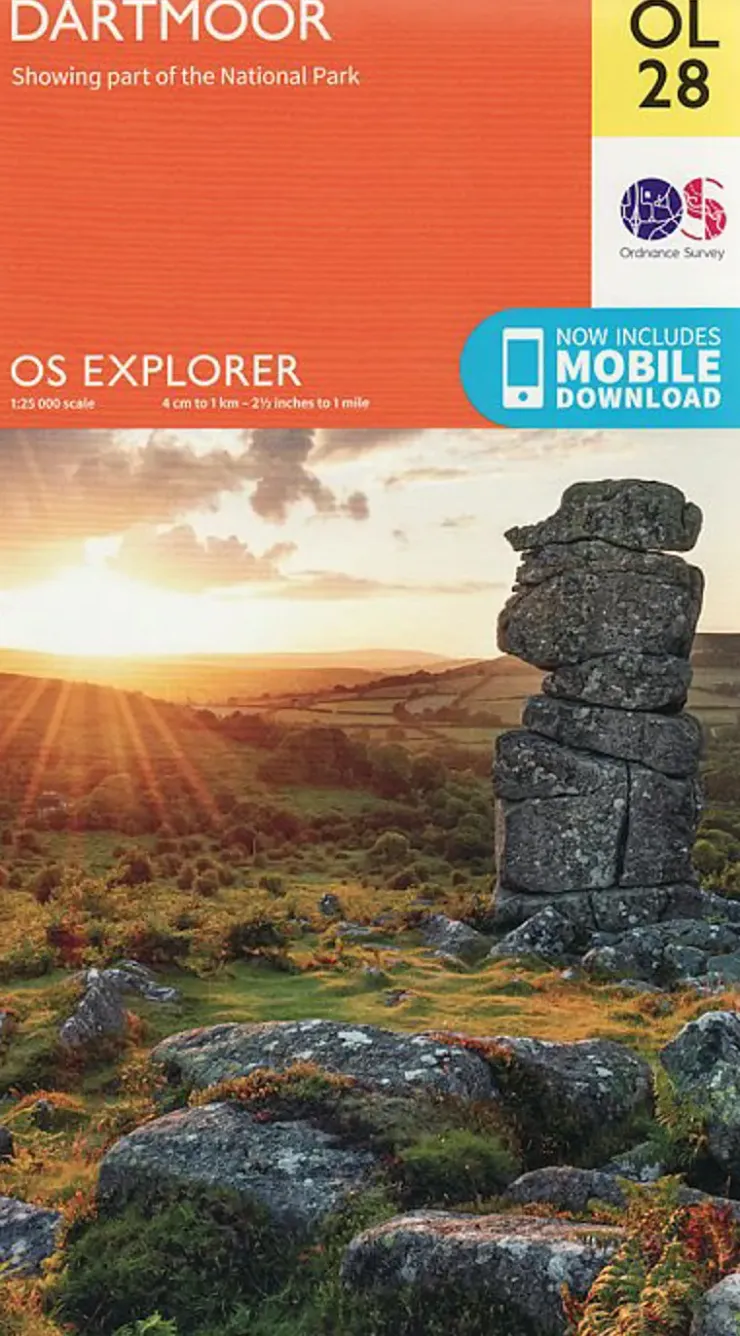 Ordnance Survey OS Explorer Map OL28 - Dartmoor Clearance