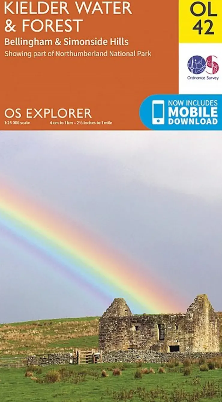 Ordnance Survey OS Explorer Map OL42 - Kielder Water and Forest Sale