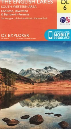 Ordnance Survey OS Explorer Map OL6 - The English Lakes - South Western Area Discount