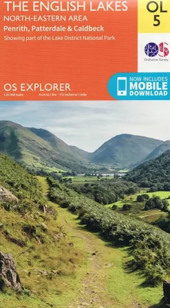 Ordnance Survey OS Explorer Map OL5 - The English Lakes - North Eastern Area Outlet