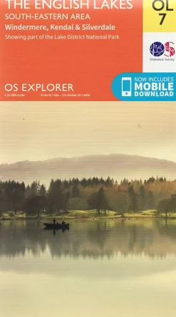 Ordnance Survey OS Explorer Map OL7 - The English Lakes - South Eastern Area Clearance