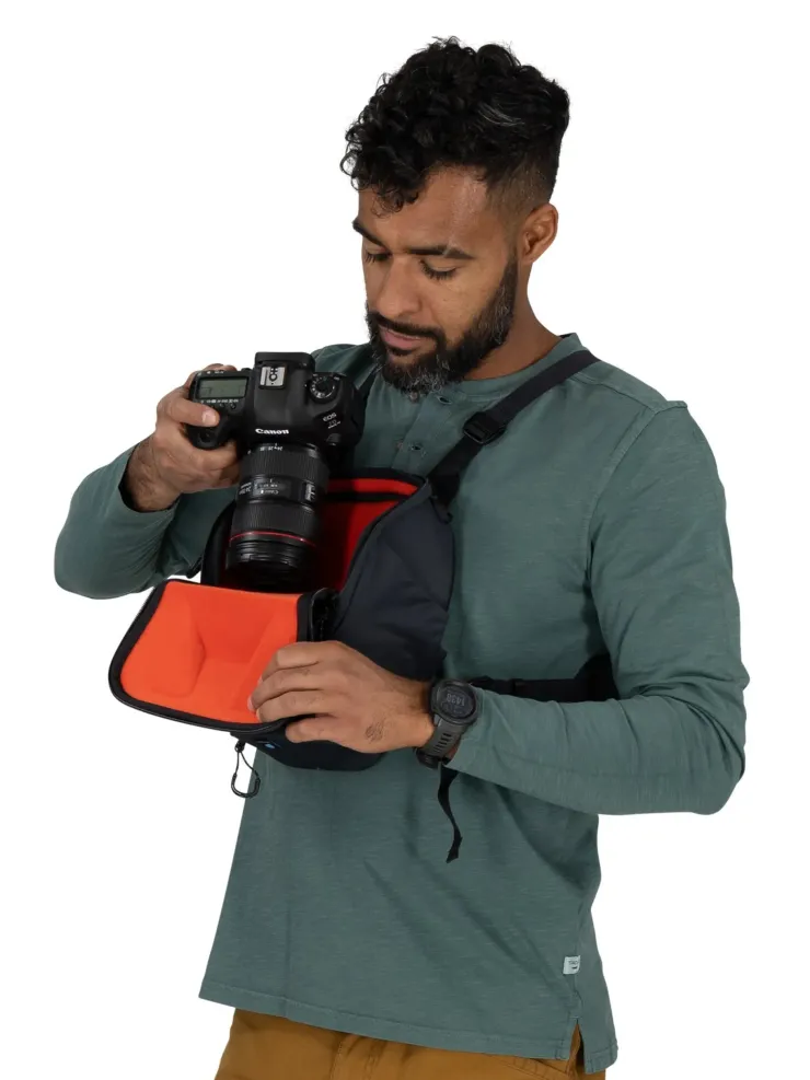 Osprey Camera Chest Rig Rucksack - Charcoal Grey Clearance