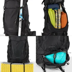 Osprey Kestrel 68 Rucksack - Black Sale