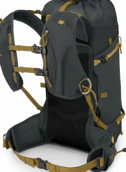 Osprey Talon Velocity 20 Rucksack - Dark Charcoal-Tumbleweed Yellow Clearance