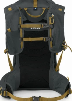Osprey Talon Velocity 20 Rucksack - Dark Charcoal-Tumbleweed Yellow Clearance
