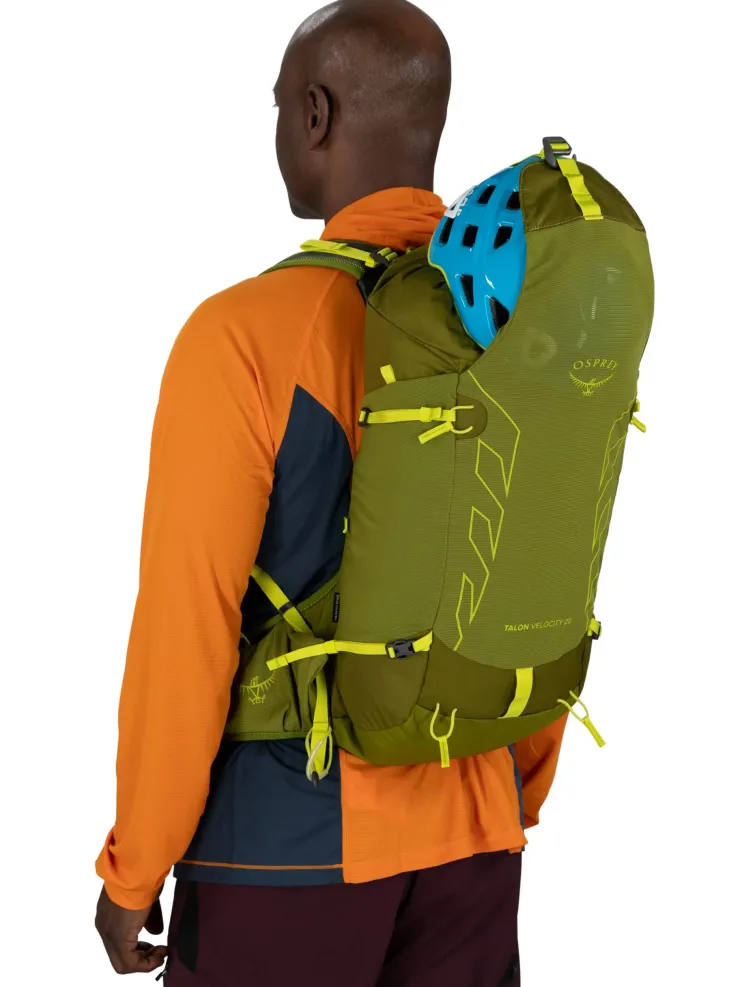 Osprey Talon Velocity 20 Rucksack - Dark Charcoal-Tumbleweed Yellow Clearance