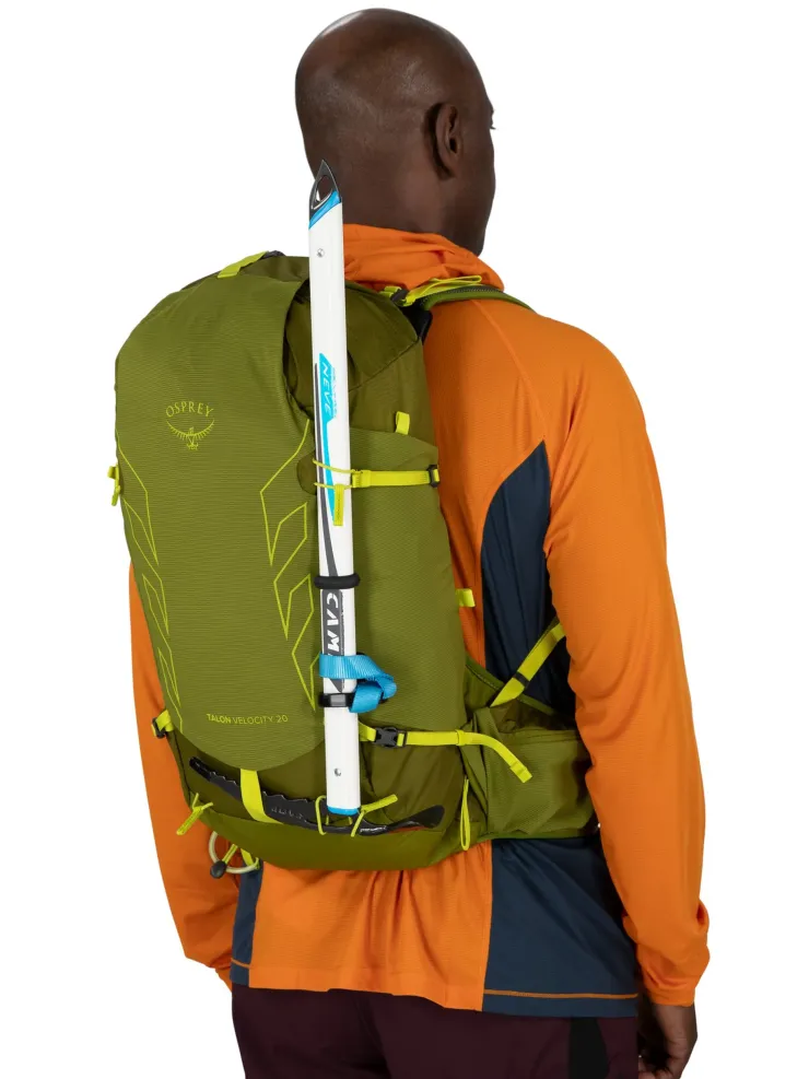 Osprey Talon Velocity 20 Rucksack - Dark Charcoal-Tumbleweed Yellow Clearance