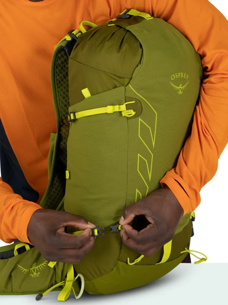 Osprey Talon Velocity 20 Rucksack - Dark Charcoal-Tumbleweed Yellow Clearance