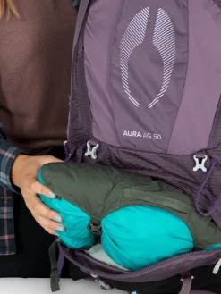 Osprey Womens Aura AG 50 Rucksack - Tungsten Grey Fashion