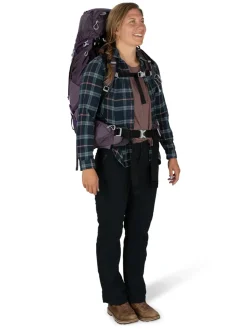 Osprey Womens Aura AG 50 Rucksack - Tungsten Grey Fashion