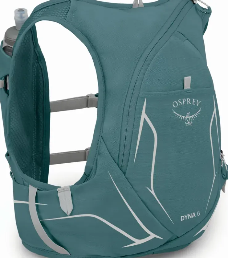 Osprey Womens Dyna 6 with Flasks - Cascade Blue-Silver Lining Sale