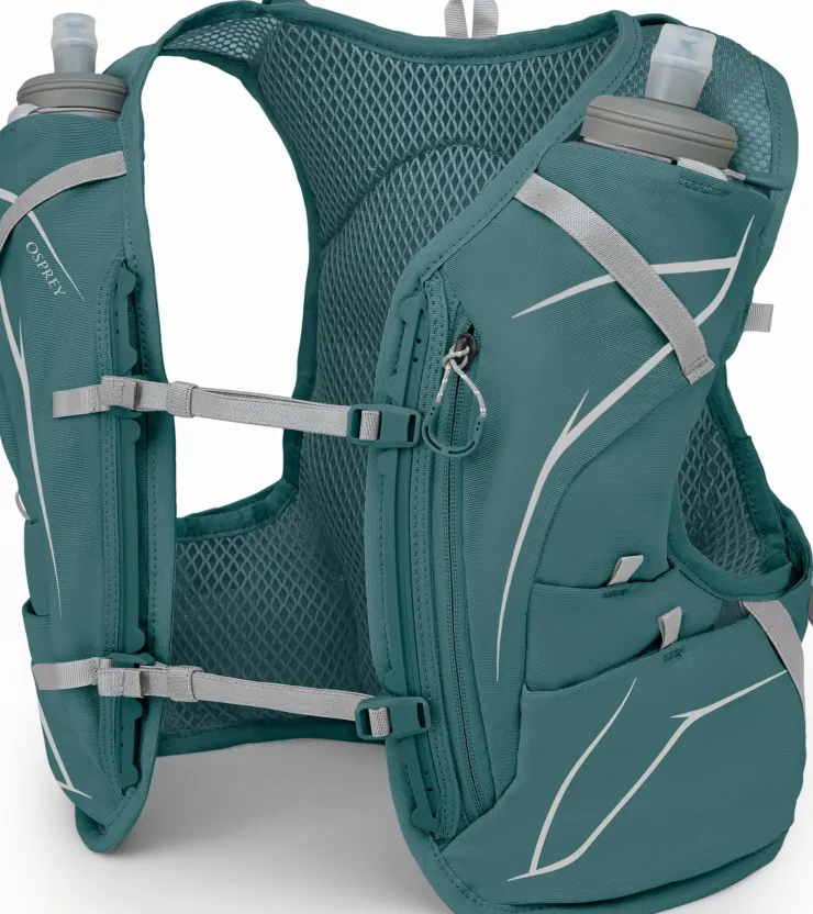 Osprey Womens Dyna 6 with Flasks - Cascade Blue-Silver Lining Sale