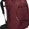 Osprey Womens Fairview 40 Travel Pack - Zircon Red Hot