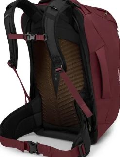 Osprey Womens Fairview 55 Travel Pack - Zircon Red Sale