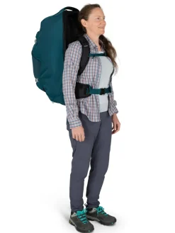 Osprey Womens Fairview 70 Travel Pack - Night Jungle Blue Outlet