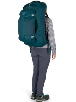 Osprey Womens Fairview 70 Travel Pack - Night Jungle Blue Outlet