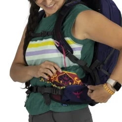 Osprey Womens Tempest 11 Rucksack - Deep Fig-Hotspot Pink Fashion