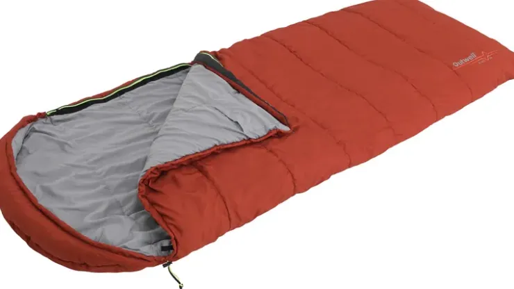 Outwell Campion Lux Sleeping Bag - Burnt Orange Clearance