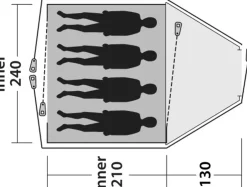 Outwell Cloud 4 Tent Fashion