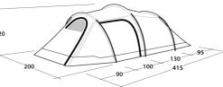 Outwell Earth 3 Plus Tent Outlet