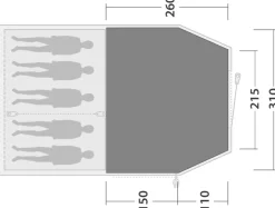 Outwell Nevada 5 Cozy Carpet Online