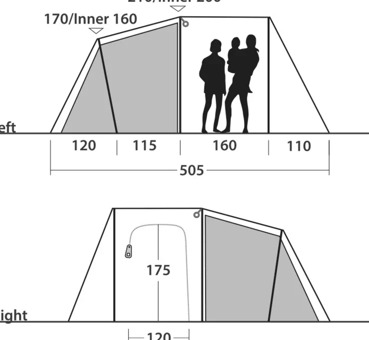 Outwell Nevada 5 Tent Sale