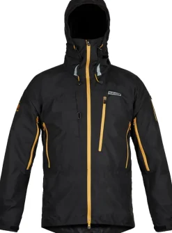 Paramo Mens Enduro Windproof Jacket - Black-Gold Zip Best