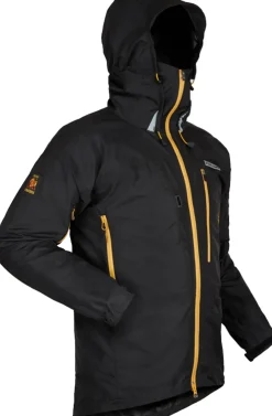 Paramo Mens Enduro Windproof Jacket - Black-Gold Zip Best