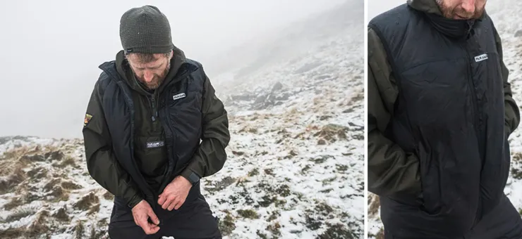 Paramo Mens Torres Medio Gilet - Black Hot