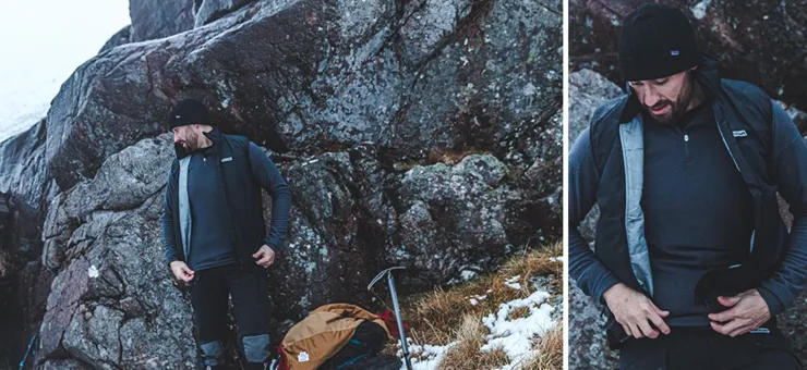 Paramo Mens Torres Medio Gilet - Black Hot