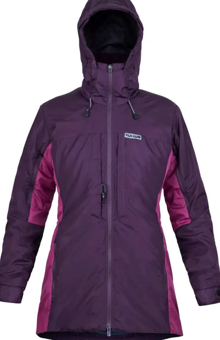 Paramo Womens Alta III Jacket - Elderberry-Foxglove Trim Outlet