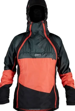 Paramo Womens Velez Evolution Hybrid Smock - Hot Coral-Dark Steel-Black Sale