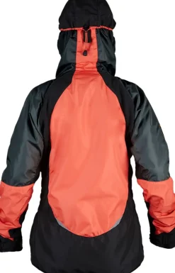 Paramo Womens Velez Evolution Hybrid Smock - Hot Coral-Dark Steel-Black Sale