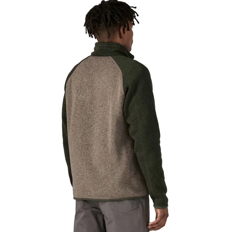 Patagonia Mens Better Sweater 1/4 Zip Fleece - Seabird Grey Outlet
