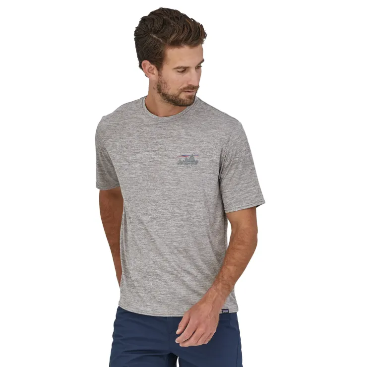 Patagonia Mens Cap Cool Daily Graphic Shirt - 73 Skyline-Feather Grey Discount