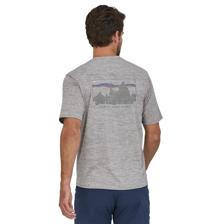Patagonia Mens Cap Cool Daily Graphic Shirt - 73 Skyline-Feather Grey Discount