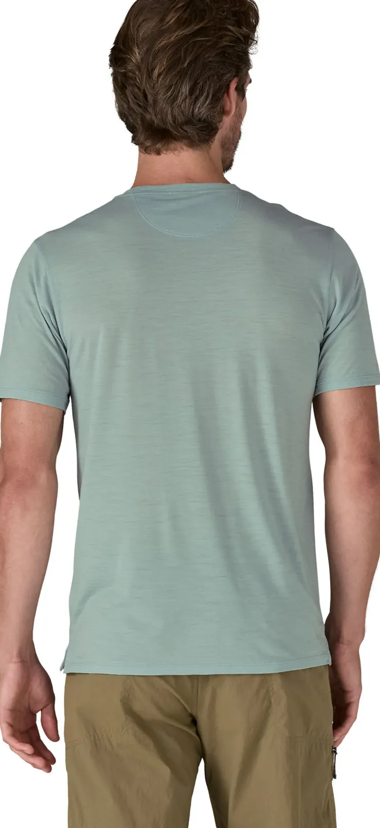 Patagonia Mens Cap Cool Merino Graphic Shirt - Fitz Roy Strata-Thermal Blue Best