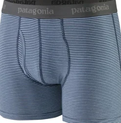 Patagonia Mens Essential Boxer Briefs - Fathom Stripe-New Navy Outlet
