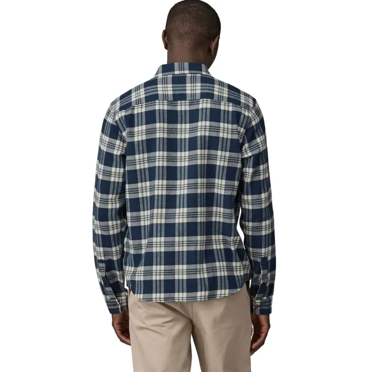 Patagonia Mens Fjord Flannel Shirt - Base Camp-New Navy New