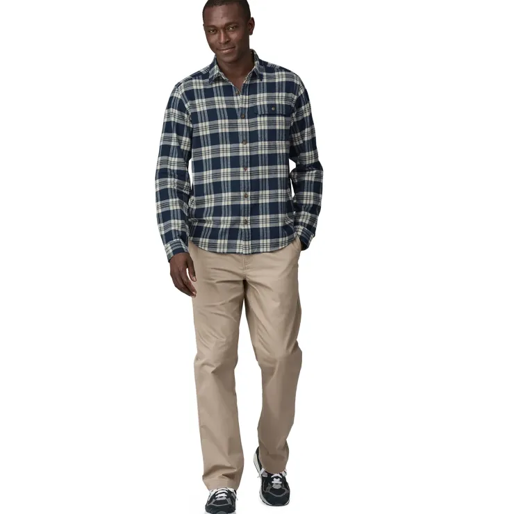 Patagonia Mens Fjord Flannel Shirt - Base Camp-New Navy New