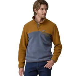 Patagonia Mens LW Synch Snap-T Pullover - Shelter Brown Discount