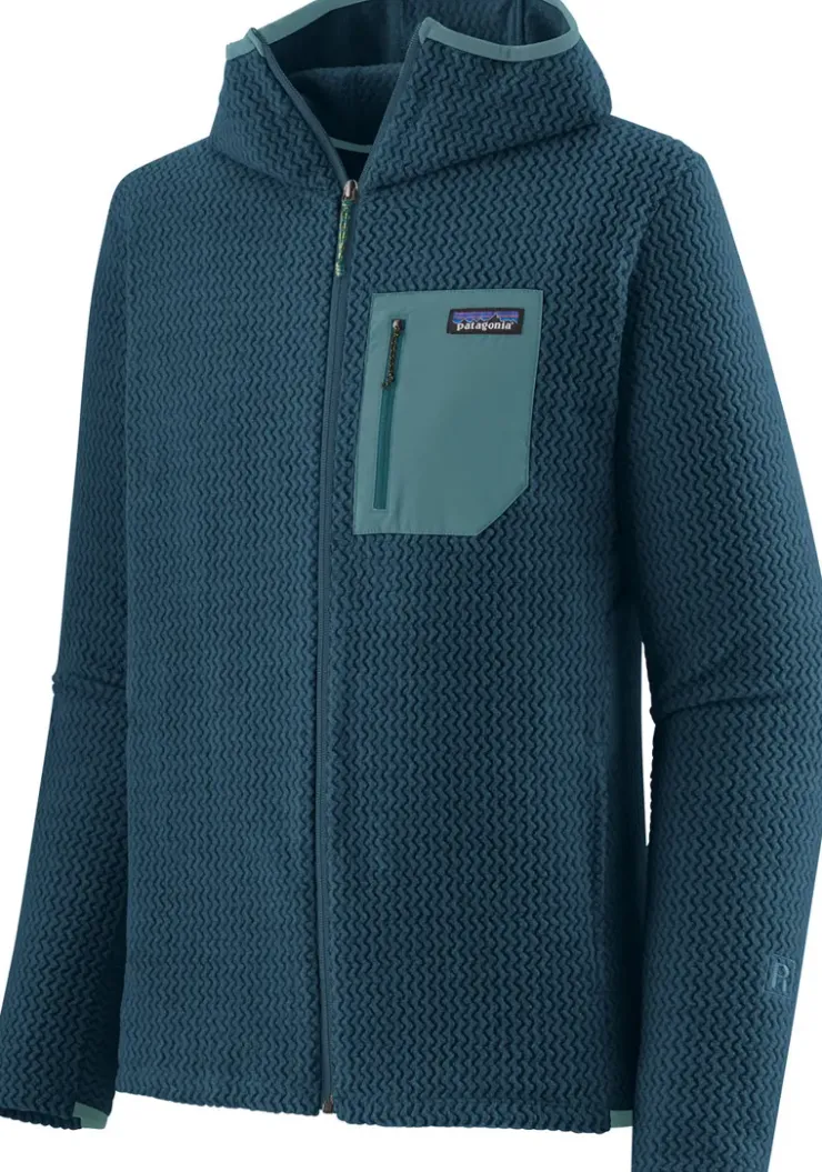 Patagonia Mens R1 Air Full-Zip Hoody - Tidal Teal Hot