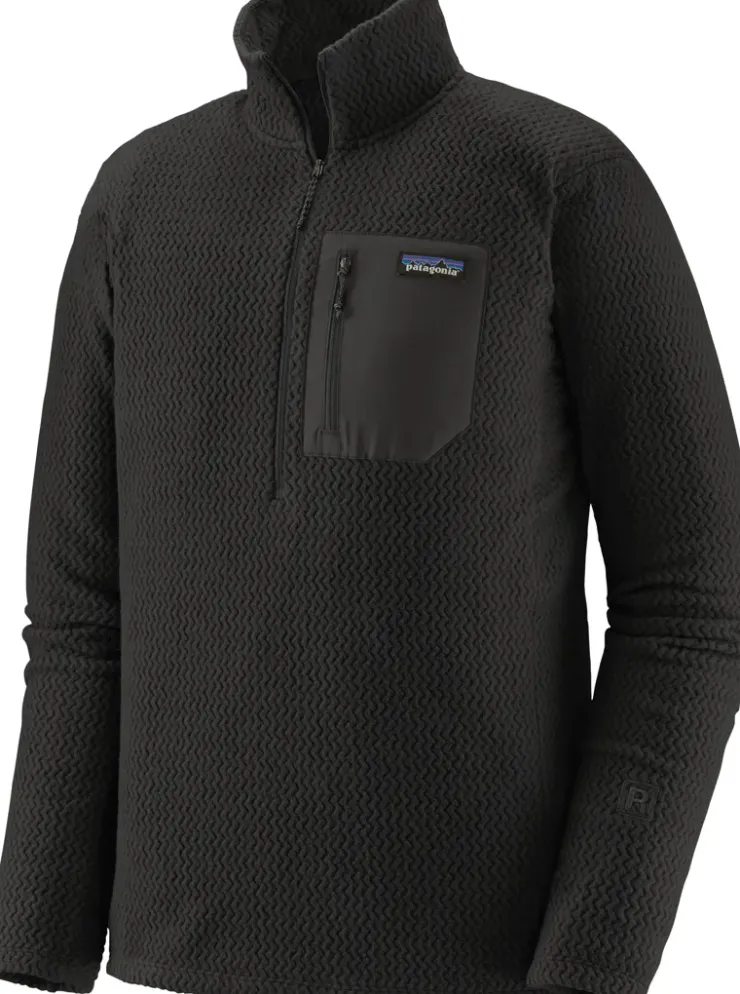 Patagonia Mens R1 Air Zip Neck - Black Discount