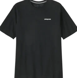 Patagonia Mens Short Sleeved P-6 Logo Responsibili-Tee - Black Clearance