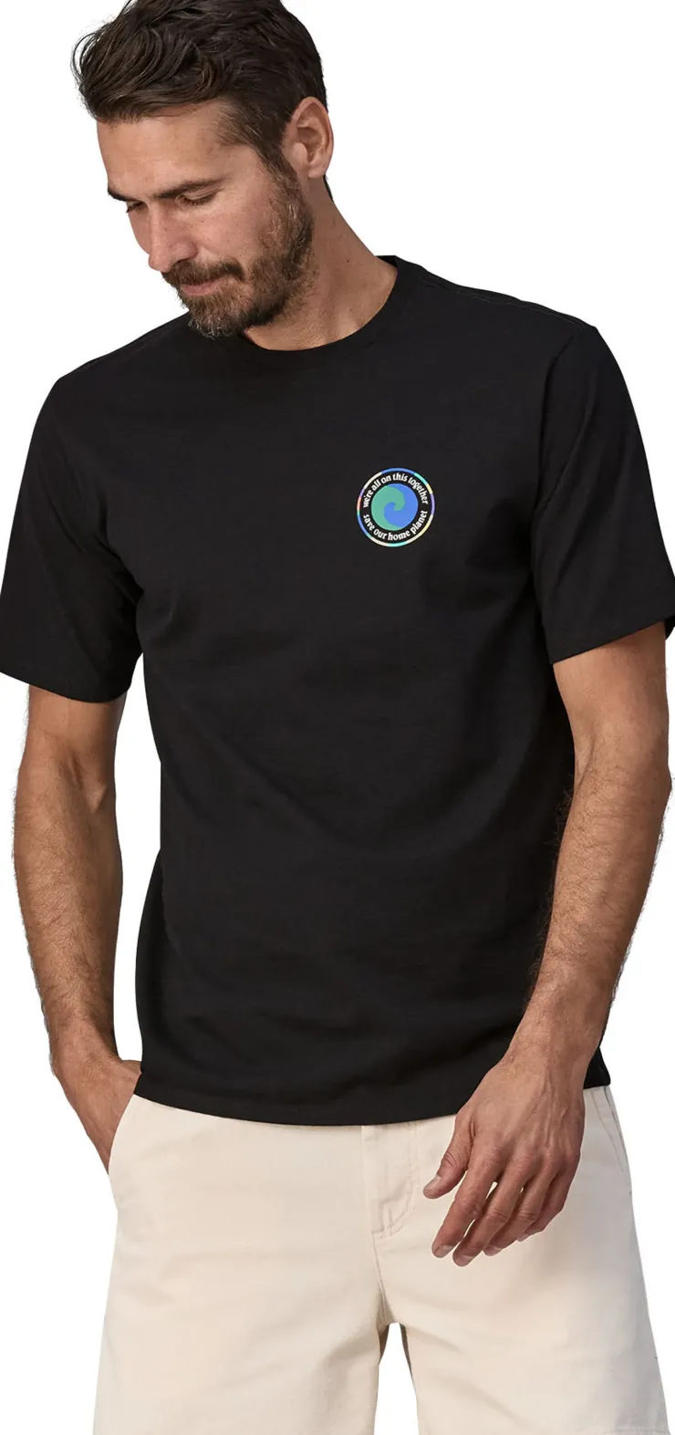 Patagonia Mens Unity Fitz Responsibili-Tee - Ink Black Sale
