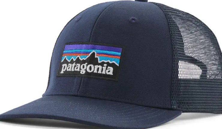 Patagonia P-6 Logo Trucker Hat - New Navy New