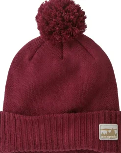 Patagonia Powder Town Beanie - 73 Skyline-Carmine Red Best